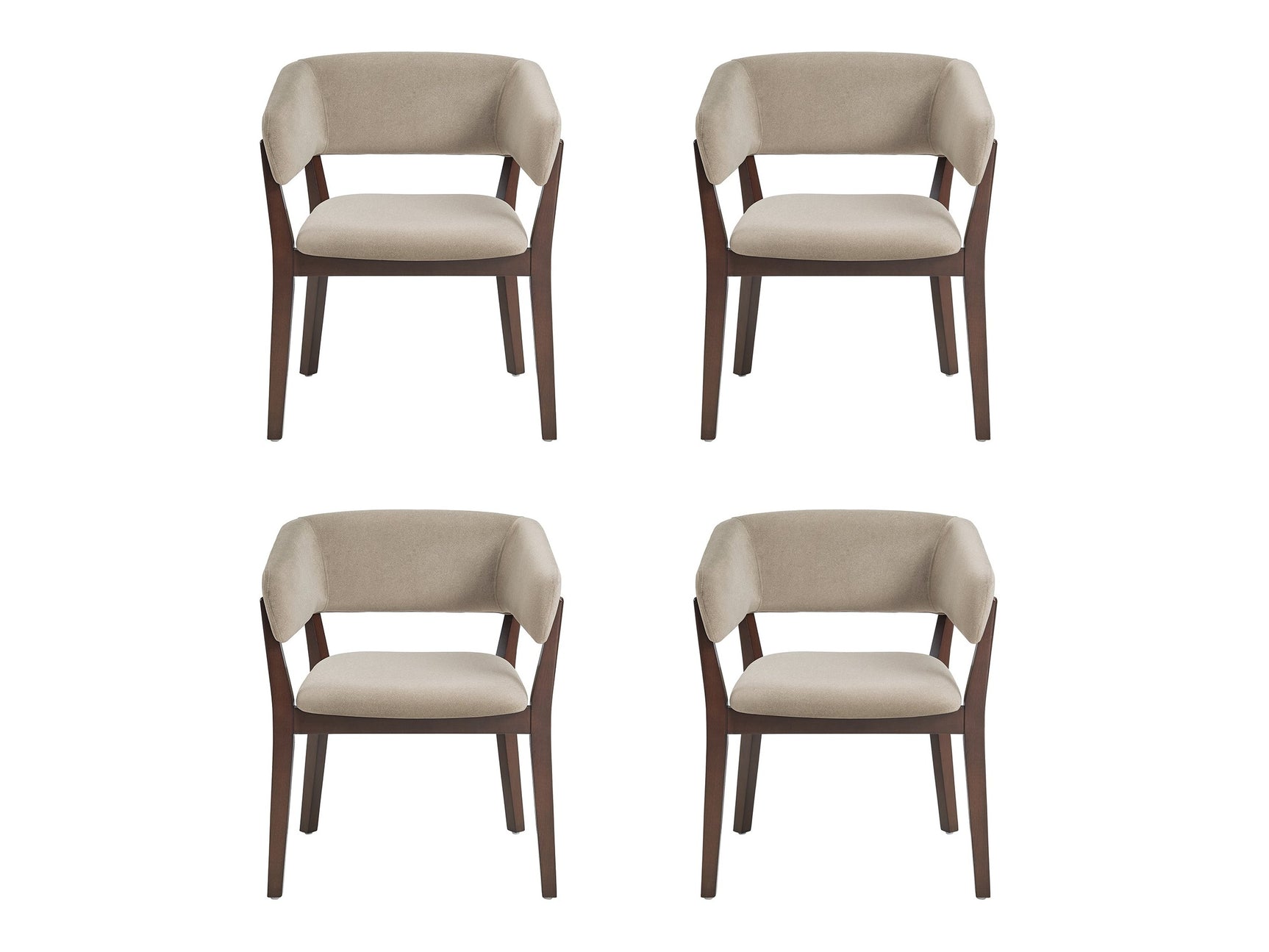 Blake Dining Armchair in Natural (set of 4) - Ornate Home