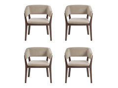 Blake Dining Armchair in Natural (set of 4) - Ornate Home