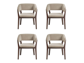 Blake Dining Armchair in Natural (set of 4) - Ornate Home