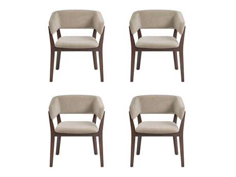 Blake Dining Armchair in Natural (set of 4) - Ornate Home