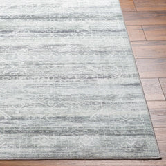 Blake Light Gray Washable Area Rug - Clearance - Ornate Home