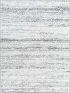 Blake Light Gray Washable Area Rug - Clearance - Ornate Home