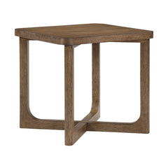 Blake Square Light Brown End Table - Ornate Home