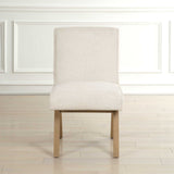 Blakely White Armless Dining Chair - Ornate Home