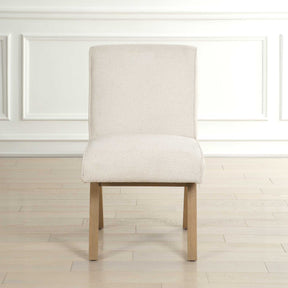 Blakely White Armless Dining Chair - Ornate Home