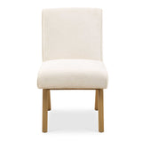 Blakely White Armless Dining Chair - Ornate Home