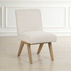 Blakely White Armless Dining Chair - Ornate Home