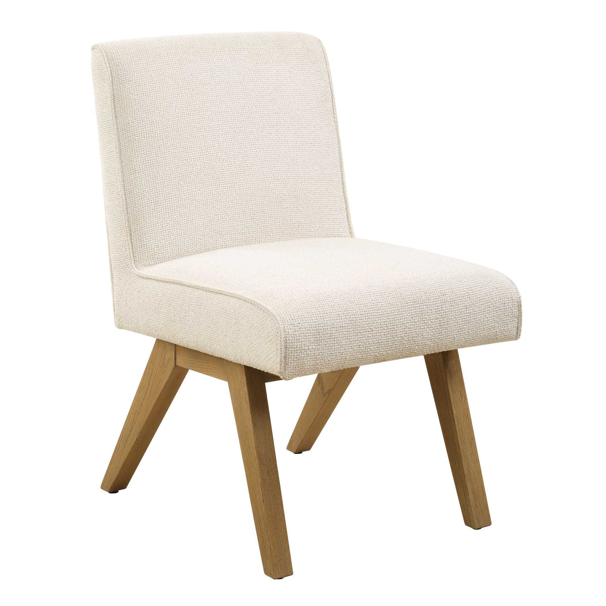Blakely White Armless Dining Chair - Ornate Home