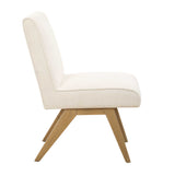 Blakely White Armless Dining Chair - Ornate Home