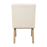 Blakely White Armless Dining Chair - Ornate Home