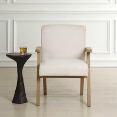 Blakely White Dining Arm Chair - Ornate Home