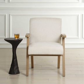 Blakely White Dining Arm Chair - Ornate Home