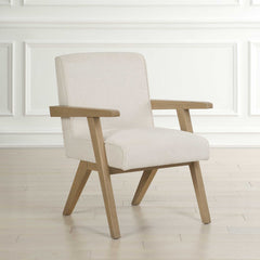 Blakely White Dining Arm Chair - Ornate Home