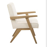 Blakely White Dining Arm Chair - Ornate Home