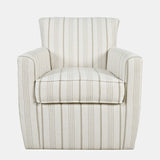 Blakley Beige Blakely Swivel Accent Chair - Ornate Home