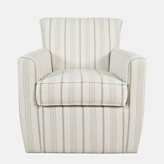 Blakley Beige Blakely Swivel Accent Chair - Ornate Home