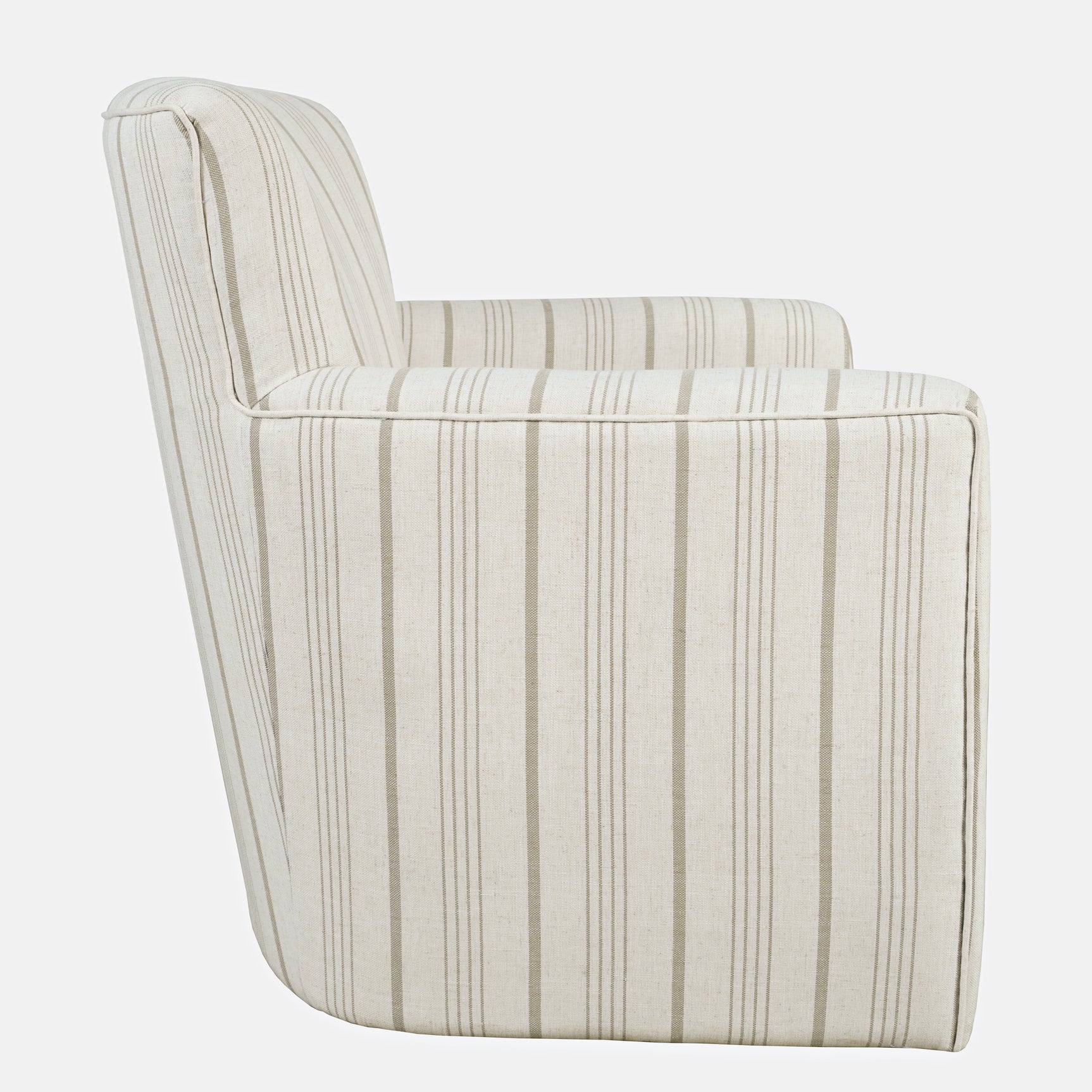 Blakley Beige Blakely Swivel Accent Chair - Ornate Home