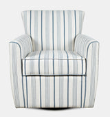 Blakley Blue Blakely Swivel Accent Chair - Ornate Home