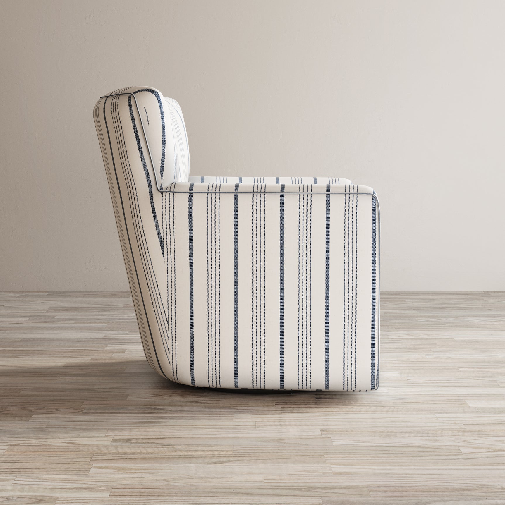 Blakley Blue Blakely Swivel Accent Chair - Ornate Home