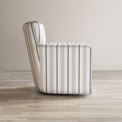 Blakley Blue Blakely Swivel Accent Chair - Ornate Home