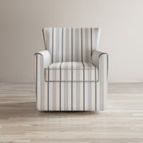 Blakley Blue Blakely Swivel Accent Chair - Ornate Home