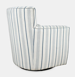 Blakley Blue Blakely Swivel Accent Chair - Ornate Home