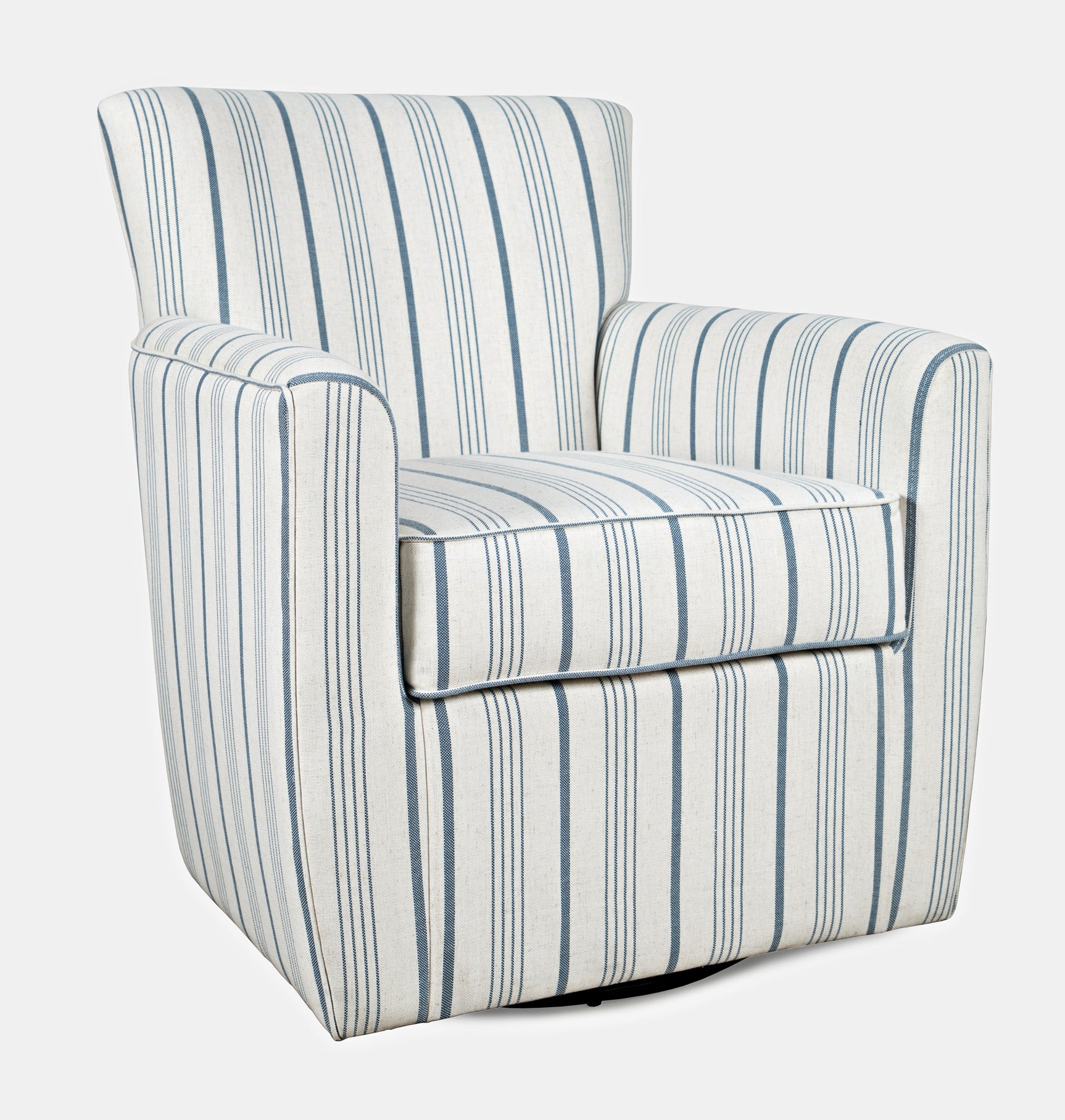 Blakley Blue Blakely Swivel Accent Chair - Ornate Home