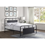 Blanchard Mottled Silver Full Platform Bed - Ornate Home