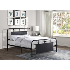 Blanchard Mottled Silver Full Platform Bed - Ornate Home