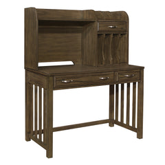 Blanche Brown Desk with Hutch - Ornate Home