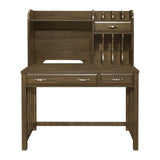 Blanche Brown Desk with Hutch - Ornate Home