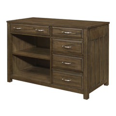 Blanche Brown Gray Credenza - Ornate Home