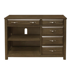 Blanche Brown Gray Credenza - Ornate Home