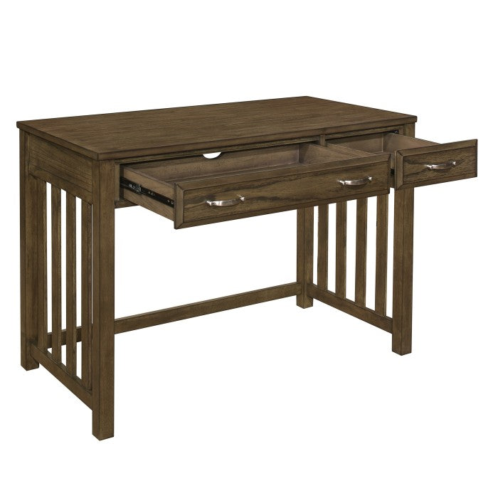Blanche Brown Gray Desk - Ornate Home