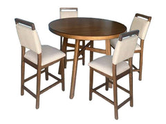 Blanche Brown Counter Height Chair - Ornate Home