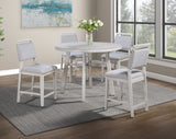 Blanche Gray Round Counter Height Table - Ornate Home