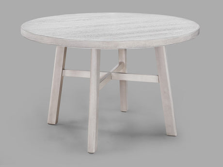 Blanche Gray Round Dining Table - Ornate Home