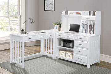 Blanche White Desk - Ornate Home