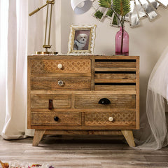 Blanchefleur Weathered Light Natural Tone Chest - Ornate Home