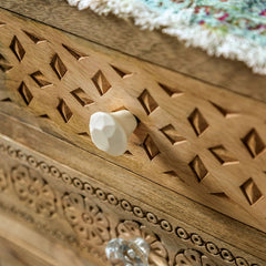 Blanchefleur Weathered Light Natural Tone Chest - Ornate Home