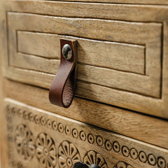 Blanchefleur Weathered Light Natural Tone Chest - Ornate Home