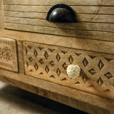 Blanchefleur Weathered Light Natural Tone Chest - Ornate Home