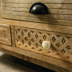 Blanchefleur Weathered Light Natural Tone Chest - Ornate Home