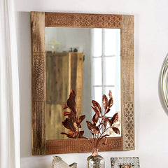 Blanchefleur Weathered Light Natural Tone Mirror - Ornate Home