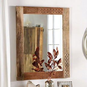 Blanchefleur Weathered Light Natural Tone Mirror - Ornate Home