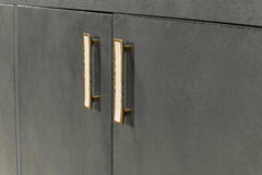 Blanco Grey 4 Door Buffet - Ornate Home