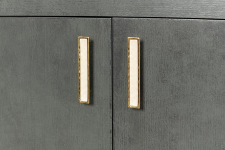 Blanco Grey 4 Door Buffet - Ornate Home