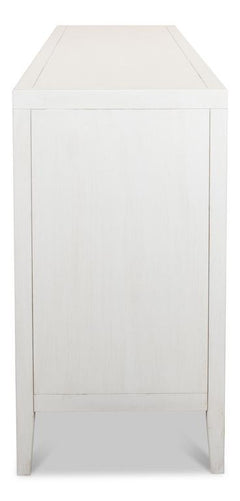 Blanco White 4 Door Buffet - Ornate Home