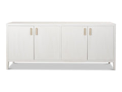 Blanco White 4 Door Buffet - Ornate Home
