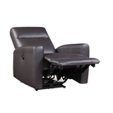 Blane Brown Leather Power Motion Recliner - Ornate Home